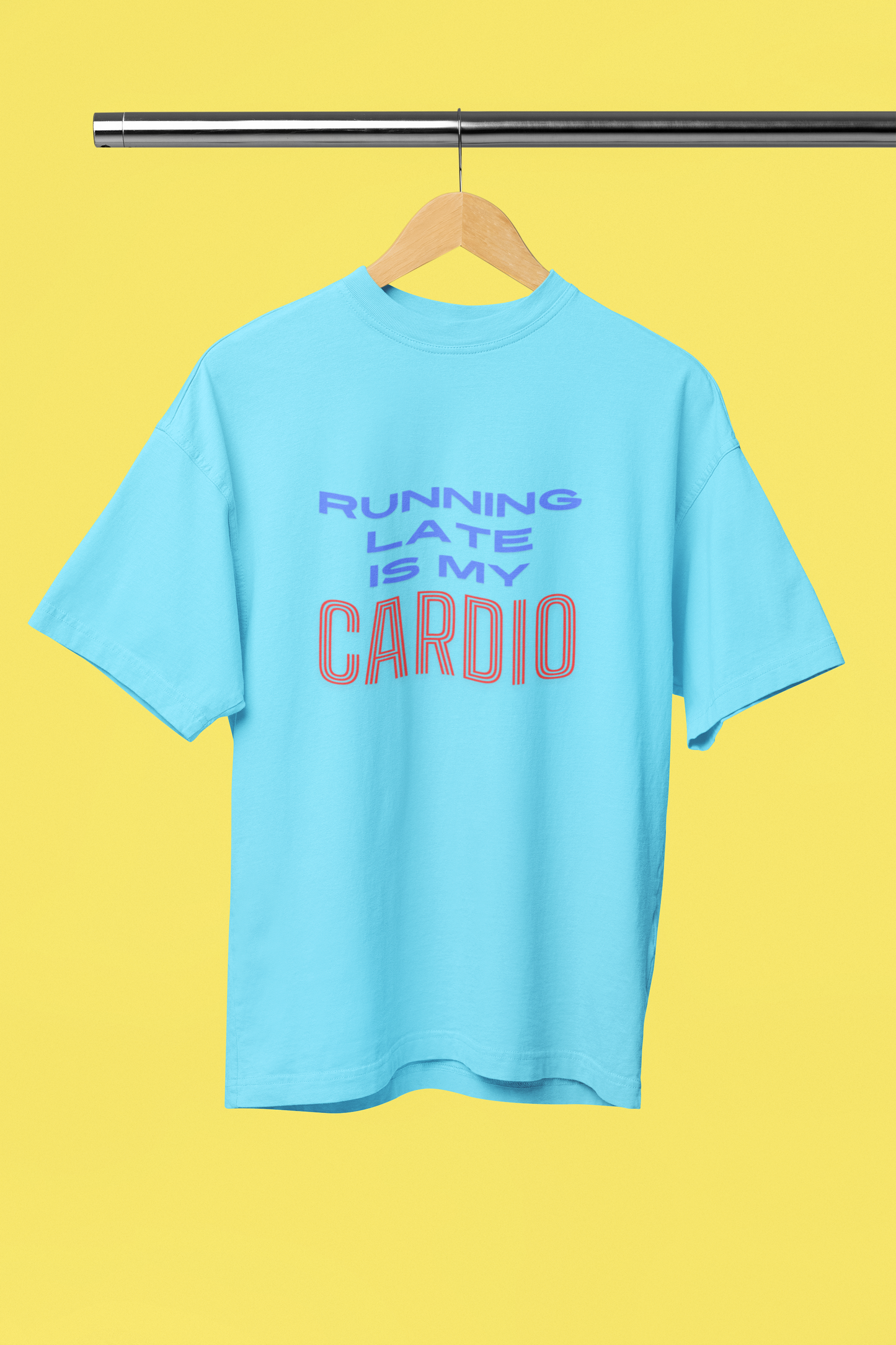 CARDIO classic oversized UNISEX premium pure cotton T-shirt