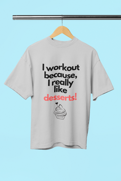 DESSERT classic oversized UNISEX premium pure cotton T-shirt