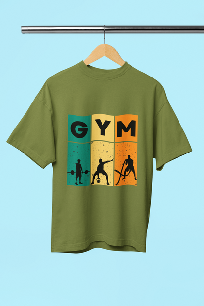 GYM classic oversized UNISEX premium pure cotton T-shirt
