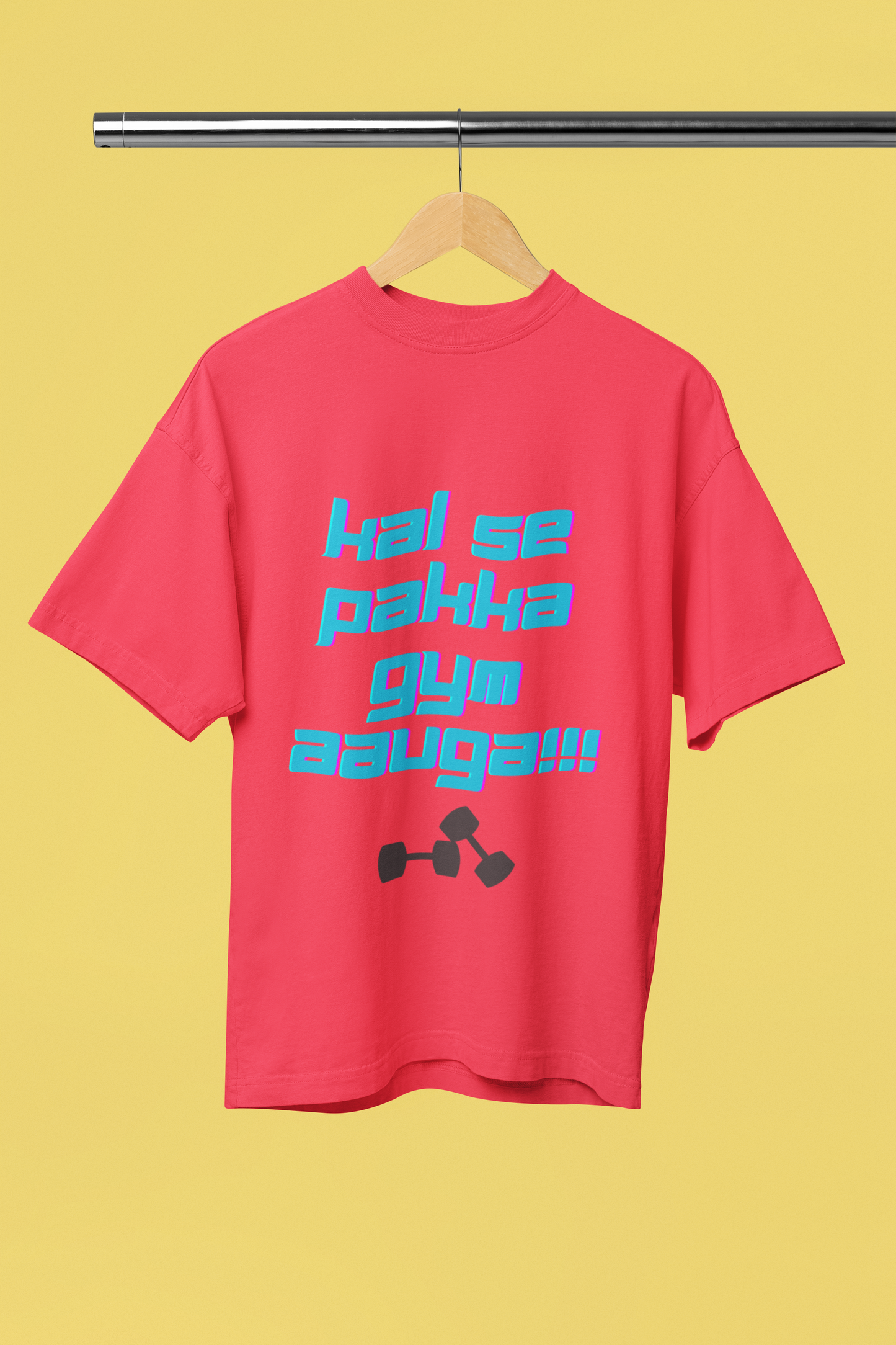 KAL SE PAKKA classic oversized UNISEX premium pure cotton T-shirt