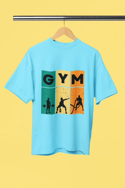 GYM classic oversized UNISEX premium pure cotton T-shirt