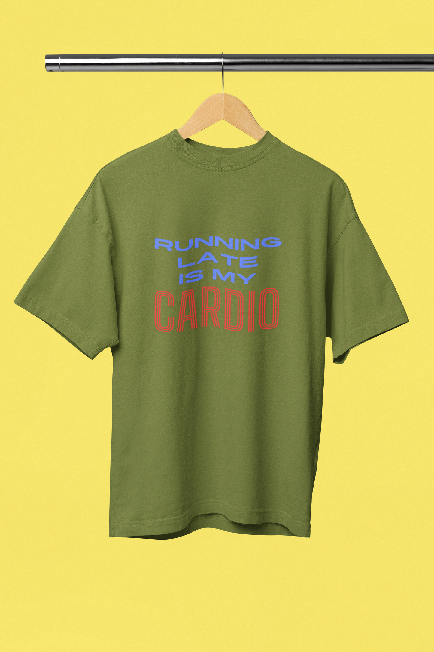 CARDIO classic oversized UNISEX premium pure cotton T-shirt