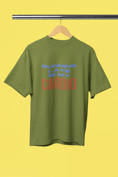 CARDIO classic oversized UNISEX premium pure cotton T-shirt
