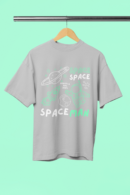 SPACEMAN standard oversized UNISEX premium pure cotton T-shirt