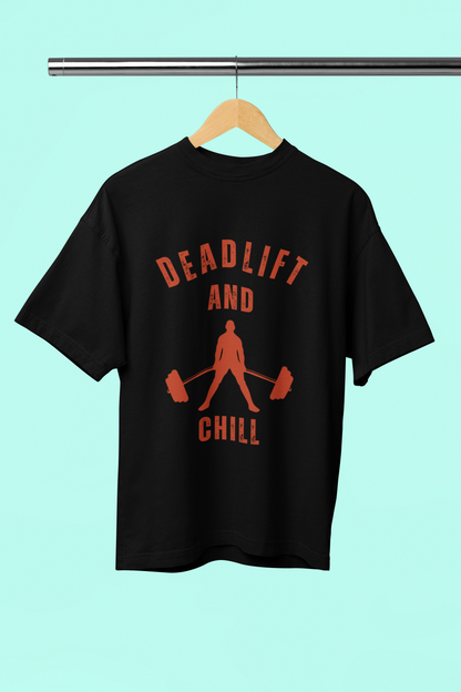 DEADLIFTS classic oversized UNISEX premium pure cotton T-shirt