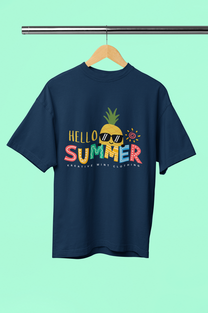 SUMMER standard oversized UNISEX premium pure cotton T-shirt