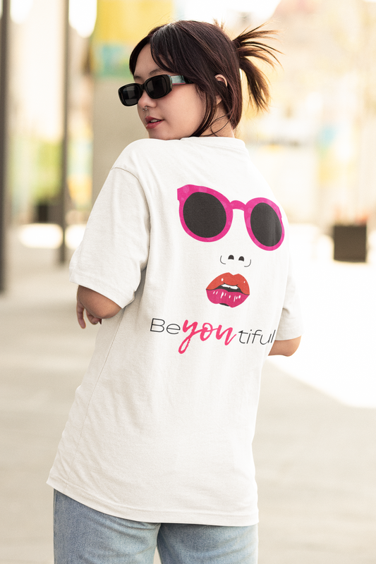 BEYOUTIFUL classic oversized UNISEX premium pure cotton T-shirt