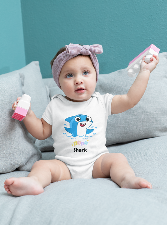 BABY SHARK premium pure cotton UNISEX romper