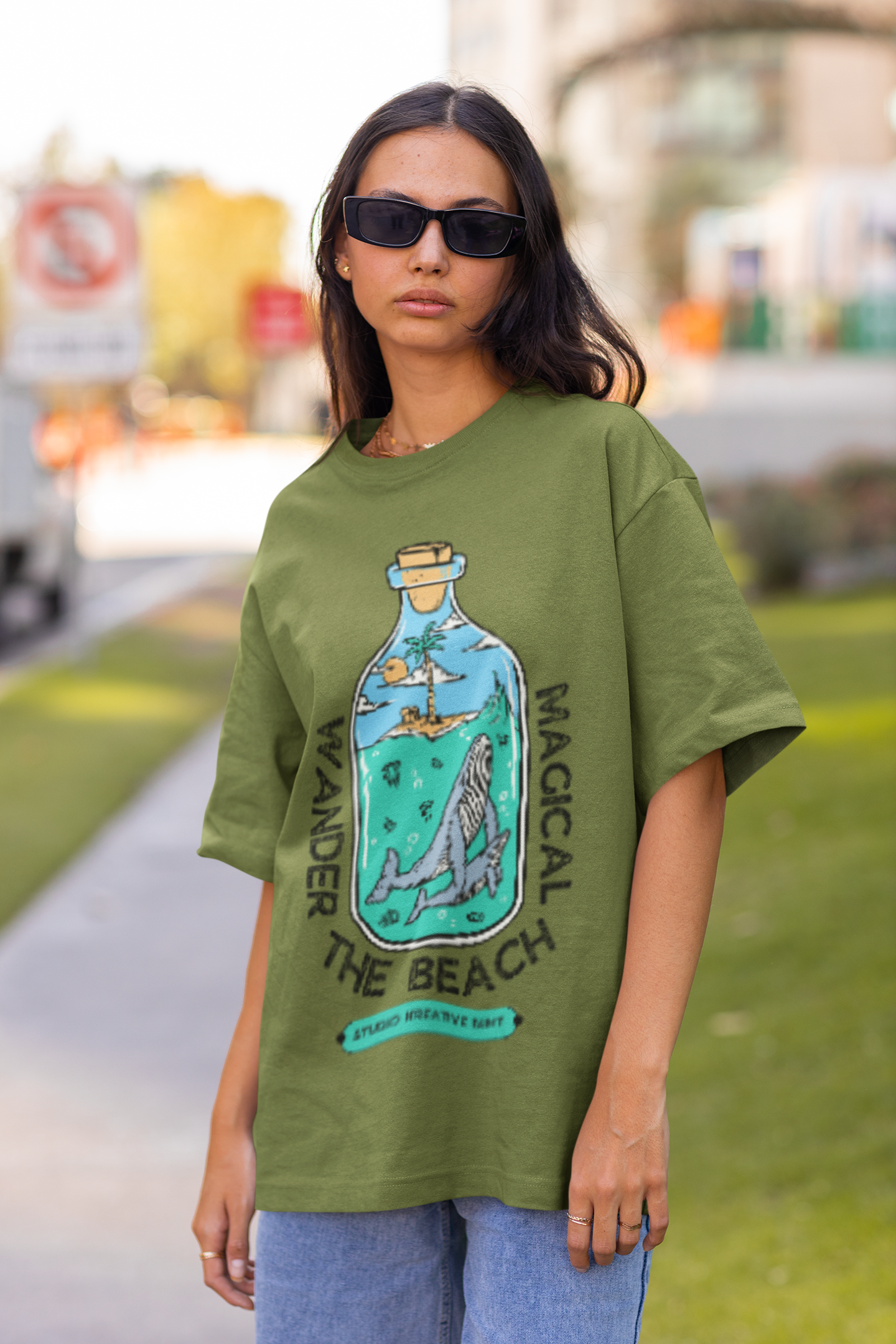MAGICAL classic oversized UNISEX premium pure cotton T-shirt
