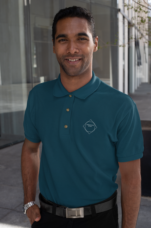 DARK SOLID premium pure cotton POLO T-shirt