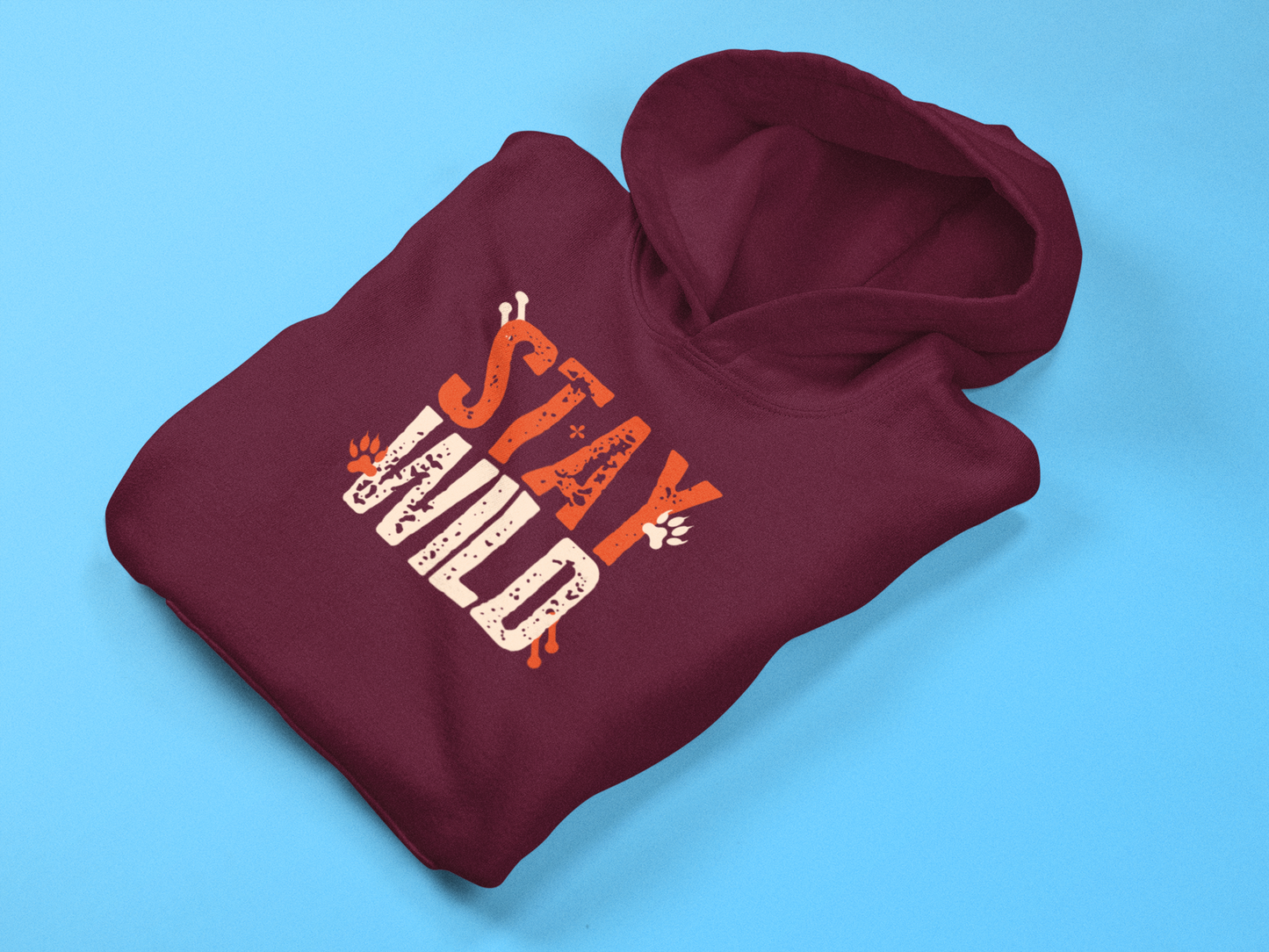 STAY WILD oversized UNISEX hoodie