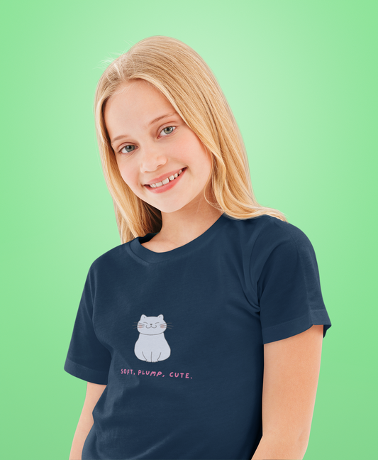 SOFT, PLUMP, CUTE premium pure cotton girl T-shirt