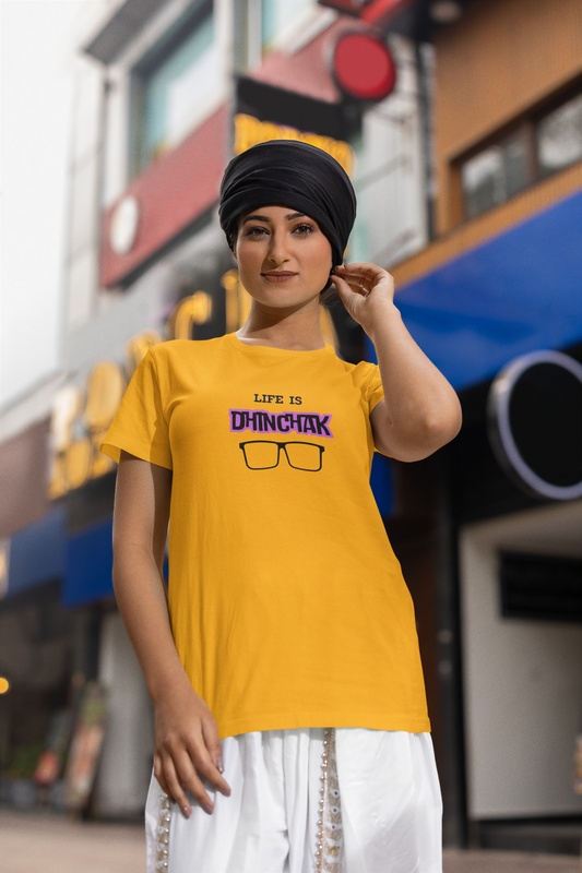 DHINCHAK premium pure cotton T-shirt for women