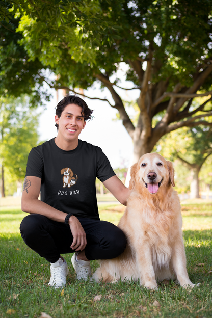 DOG DAD premium pure cotton T-shirt for men