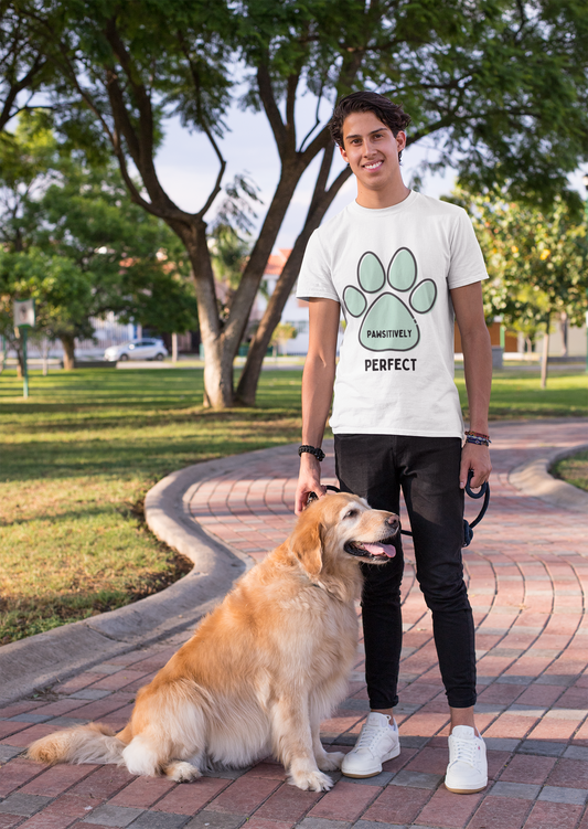 PAWSITVE premium pure cotton T-shirt for men
