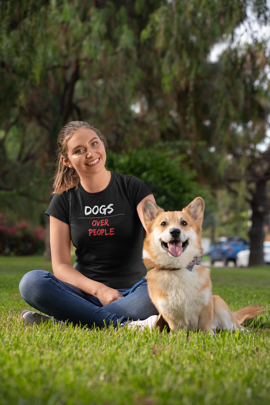 Dog Lover premium pure cotton T-shirt for women