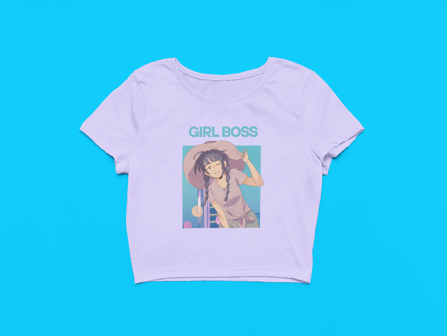 Women's Girl Boss Crop Top