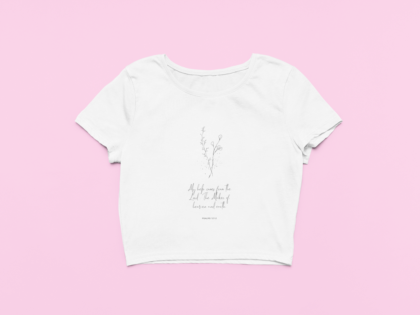 Women's Psalms Crop Top