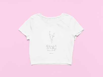 Women's Psalms Crop Top