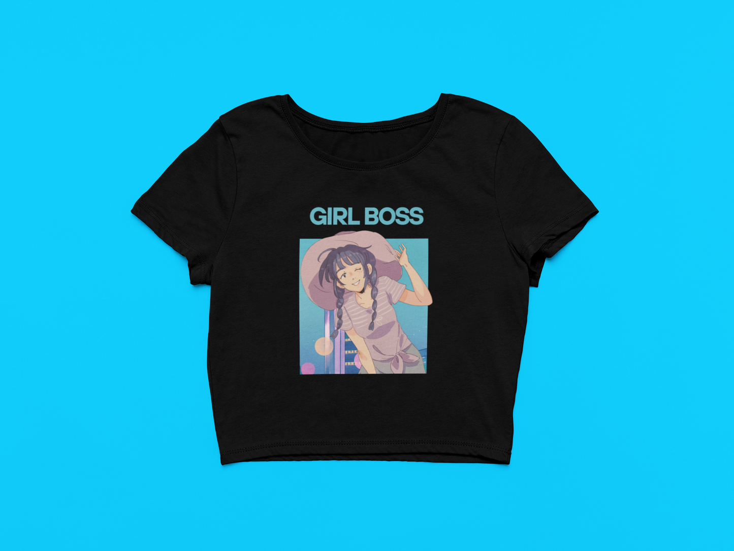 Women's Girl Boss Crop Top