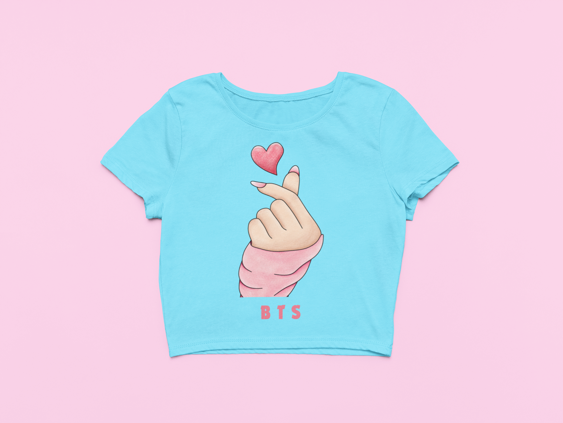Women's BTS Love Crop Top – Kreative Mint