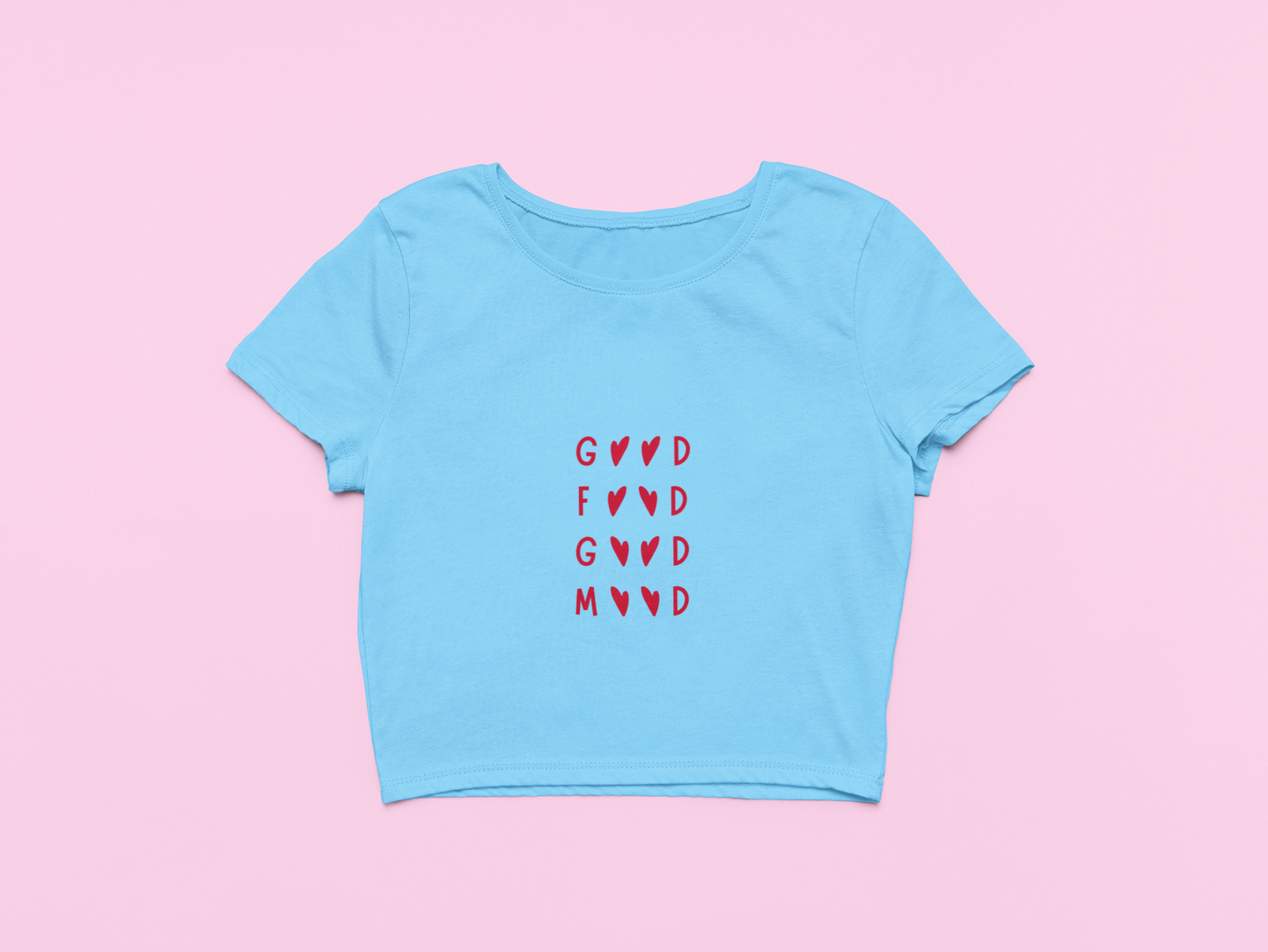 Women's Good Food Crop Top