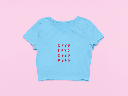 Women's Good Food Crop Top