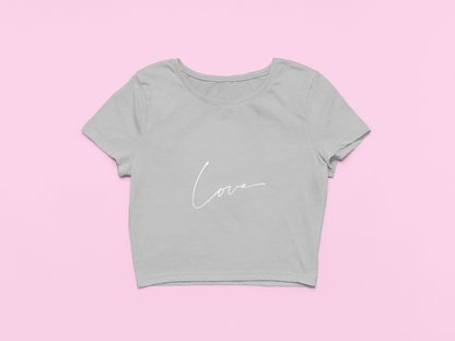 Women's Love Crop Top
