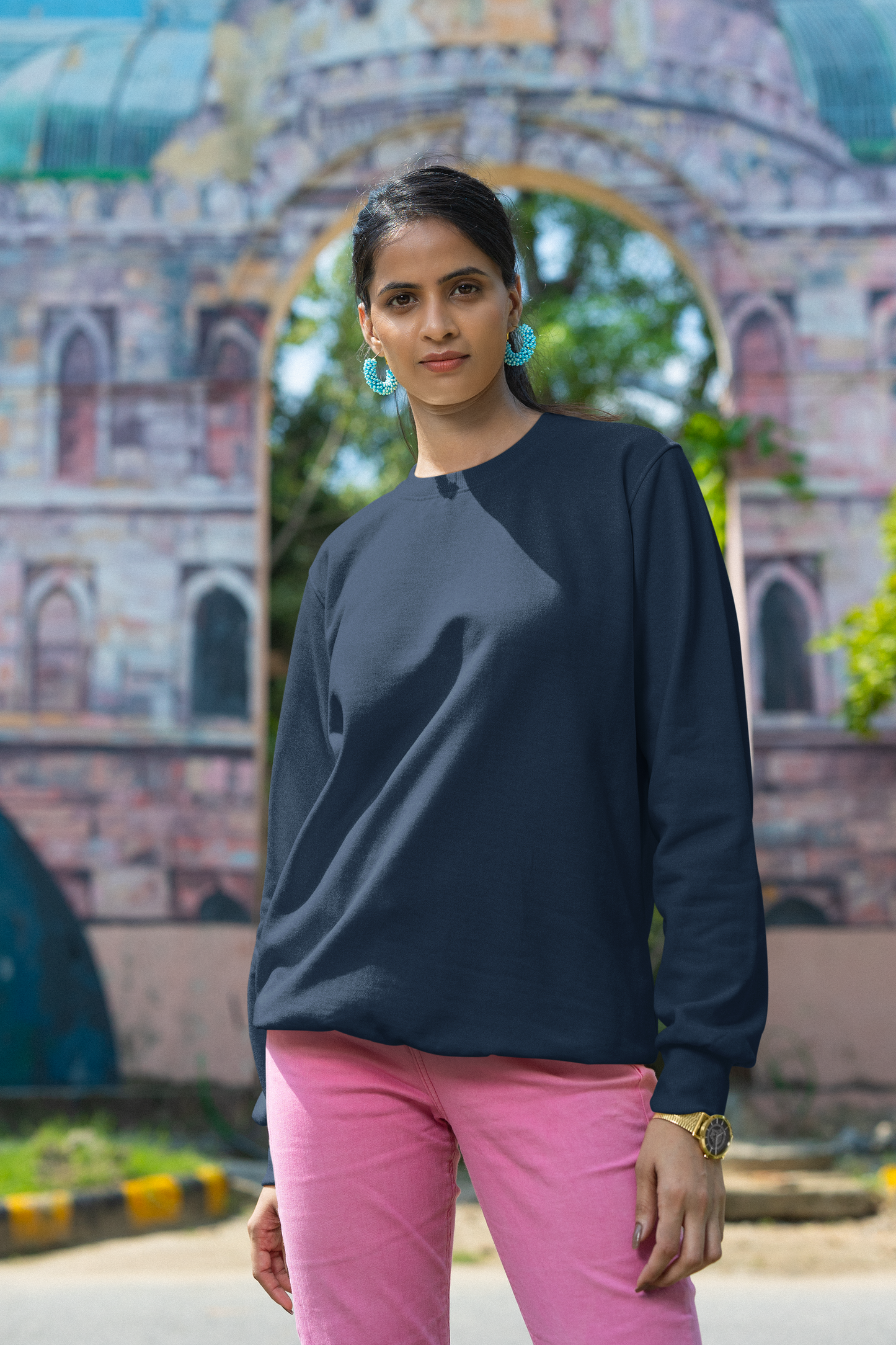 Women's Solid Sweatshirt