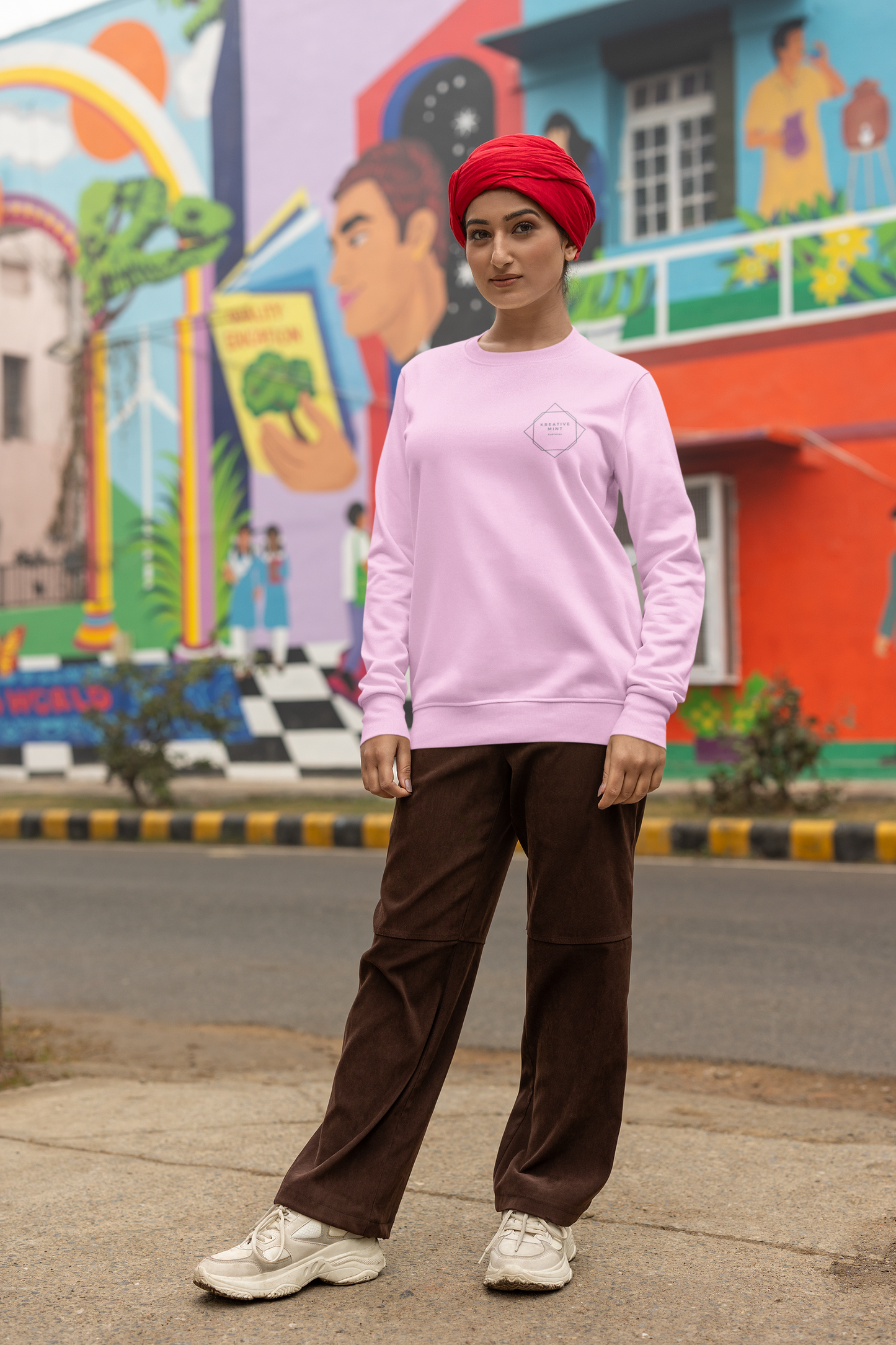 LIGHT SOLID unisex premium pure cotton sweatshirt