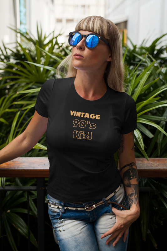 VINTAGE premium pure cotton T-shirt for women