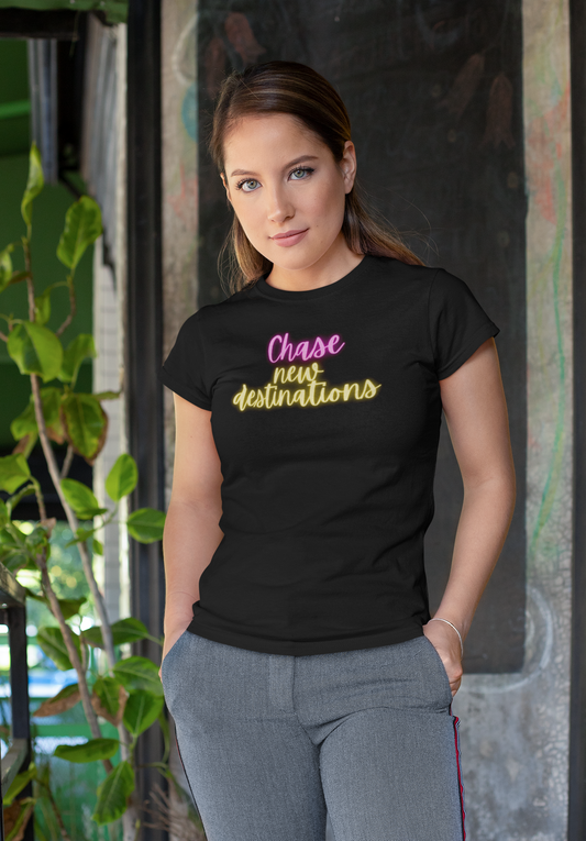 NEON EIGHT premium cotton T-shirt for women