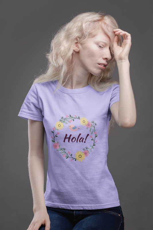 HOLA premium pure cotton T-shirt for women