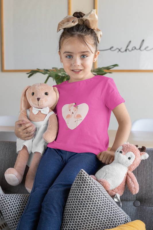 FLAMINGO premium pure cotton girl T-shirt