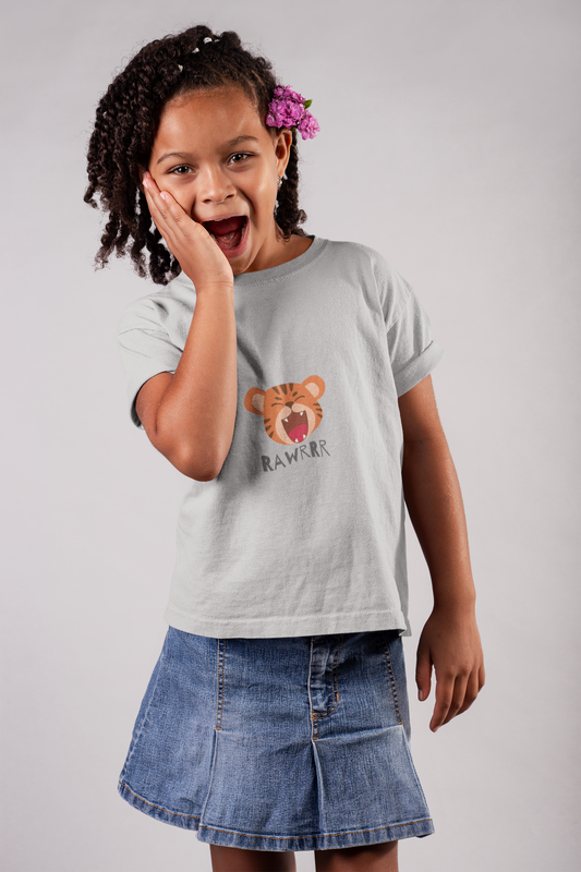 RAWRR premium pure cotton girl T-shirt