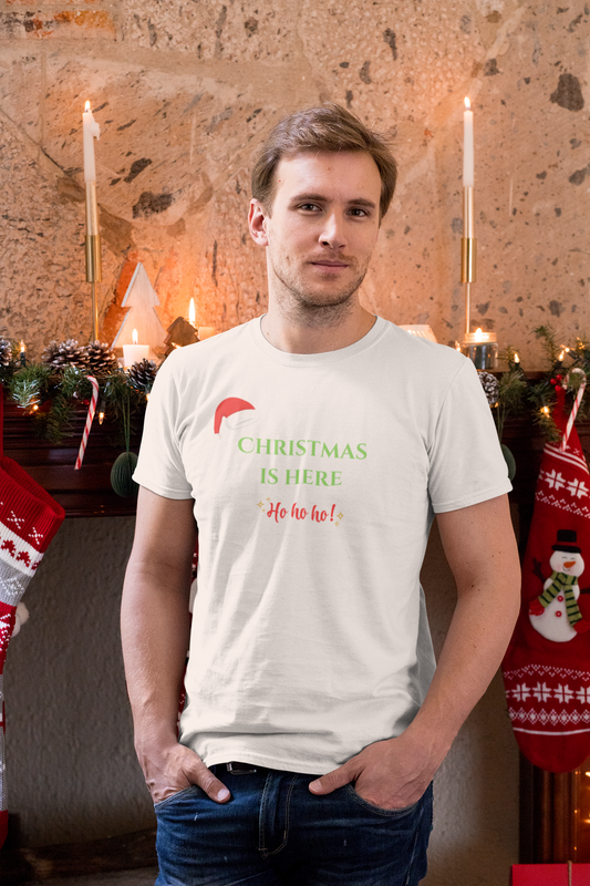 HO HO HO premium pure cotton T-shirt for men