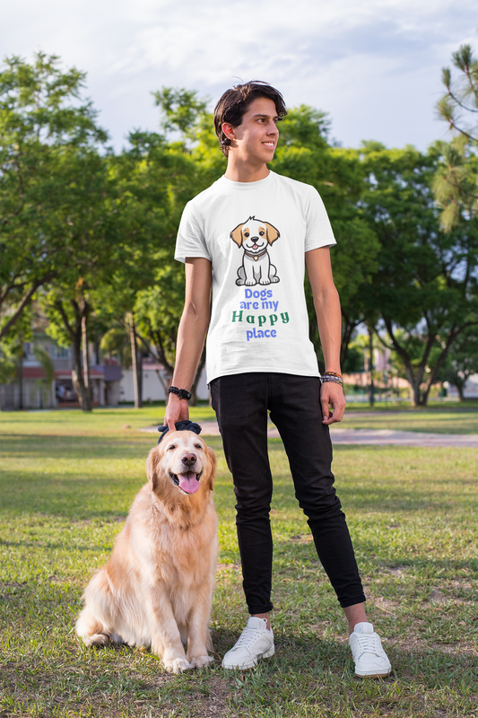 HAPPY PLACE premium pure cotton T-shirt for men