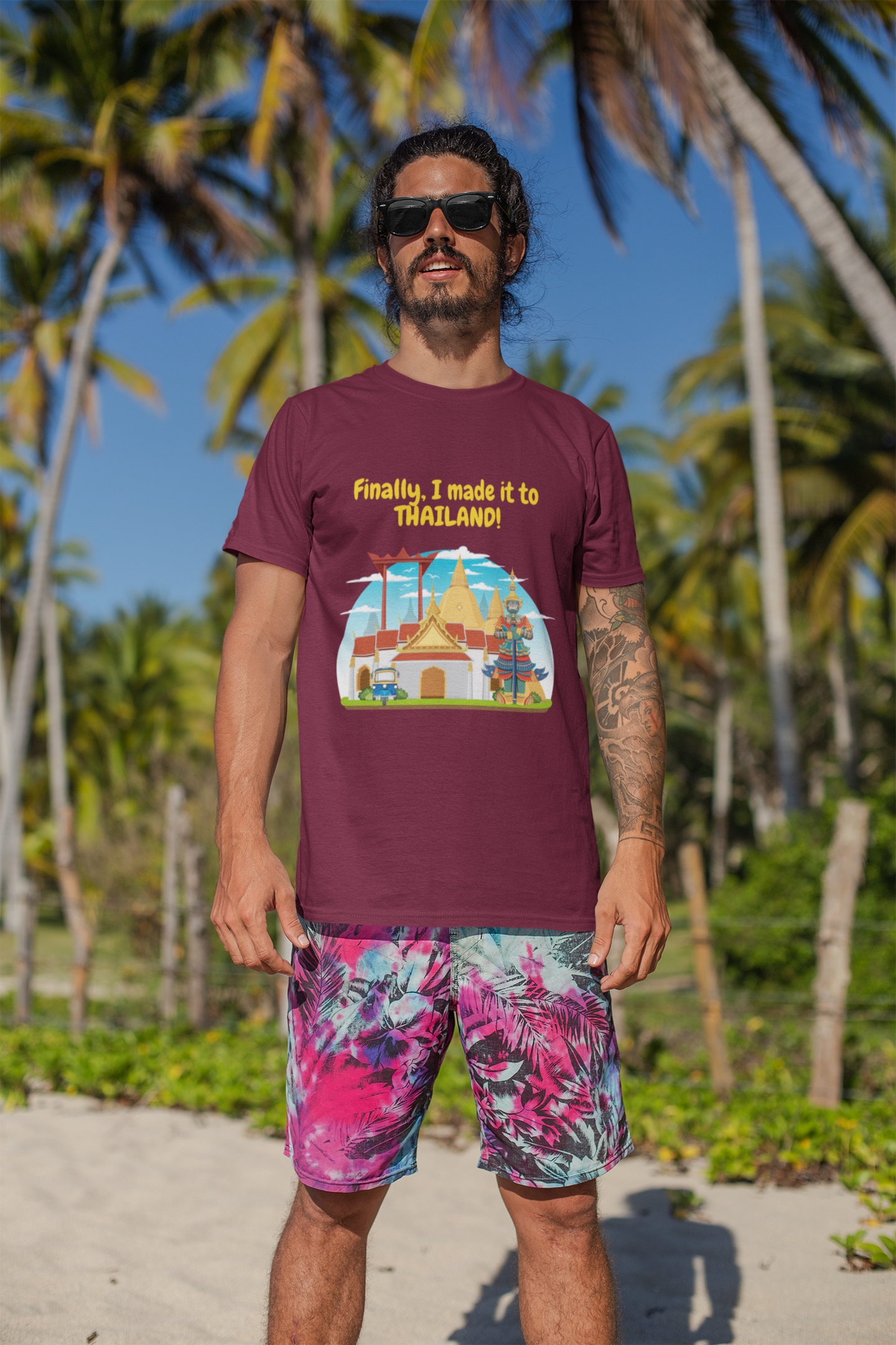MADE IT TO THAILAND premium UNISEX SUPIMA T-shirt
