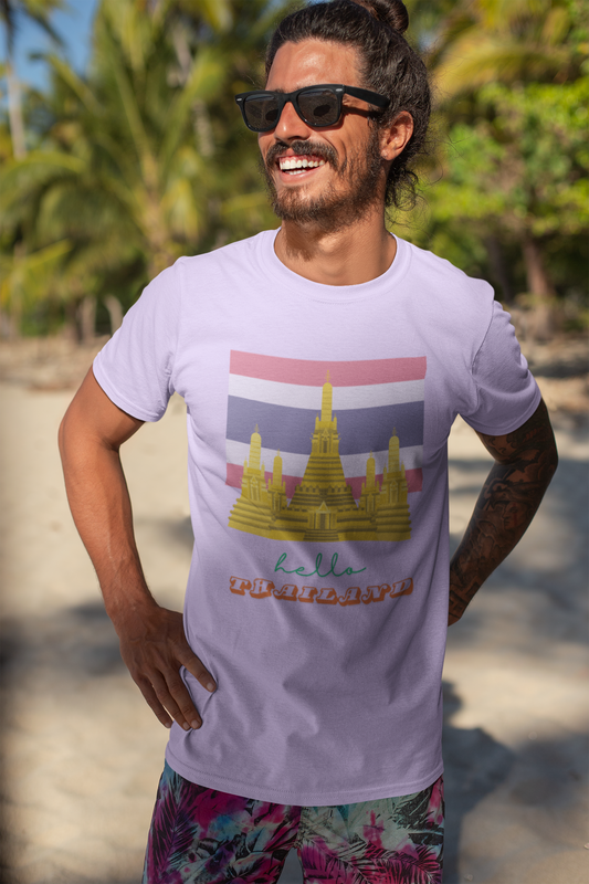 HELLO THAILAND premium UNISEX SUPIMA T-shirt