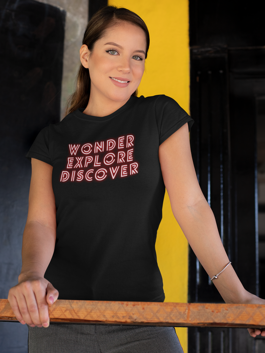 NEON FOUR premium cotton T-shirt for women