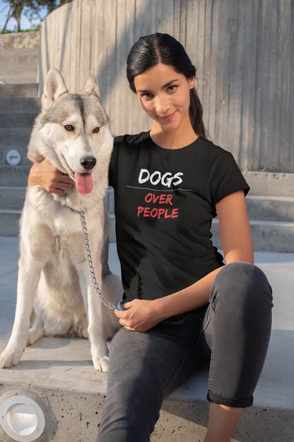 Dog Lover premium pure cotton T-shirt for women