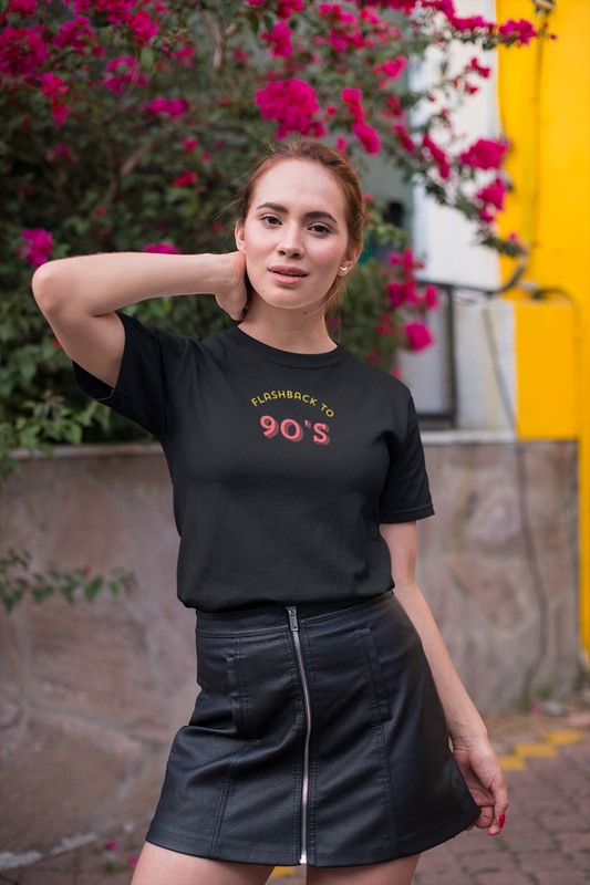 FLASHBACK premium pure cotton T-shirt for women