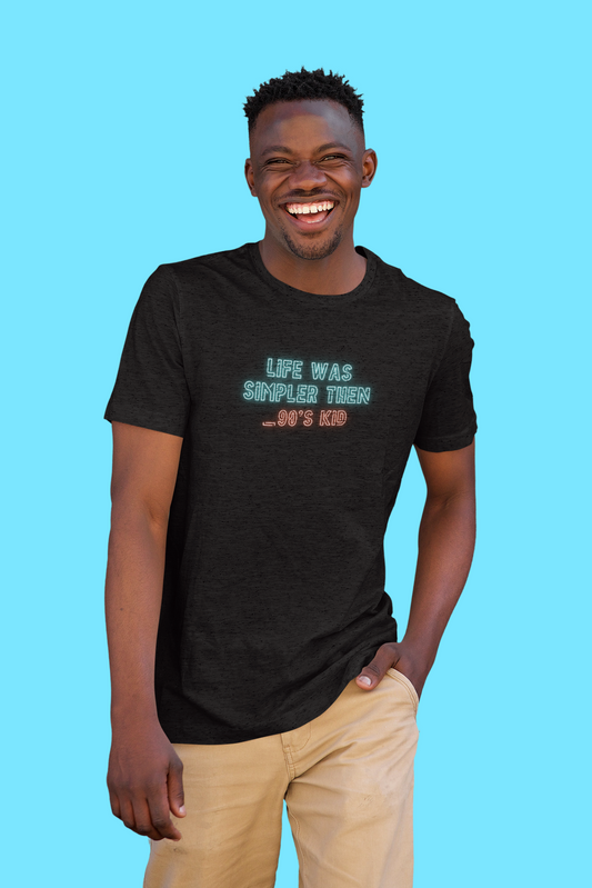 SIMPLER LIFE premium pure cotton T-shirt for men