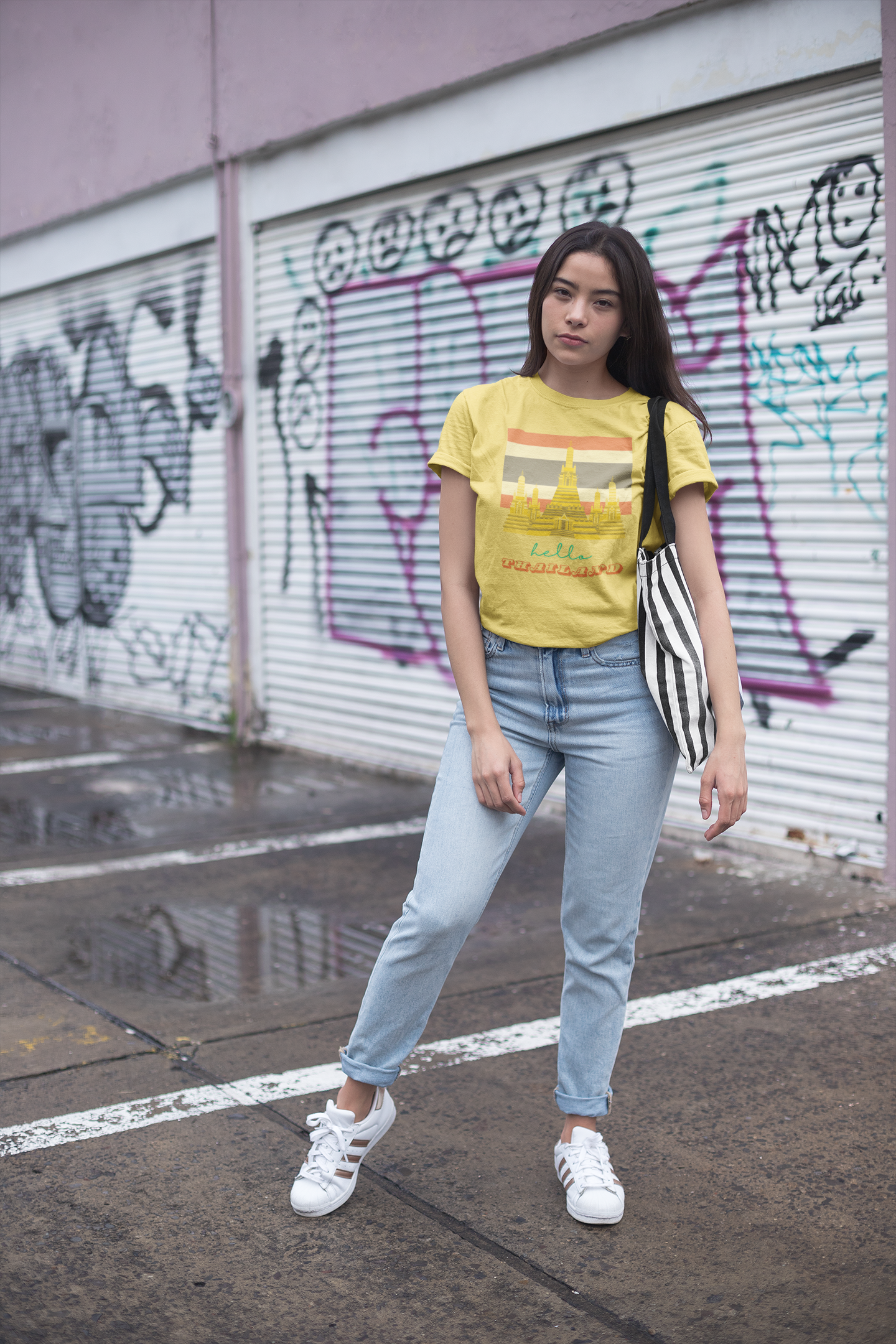 HELLO THAILAND premium UNISEX SUPIMA T-shirt