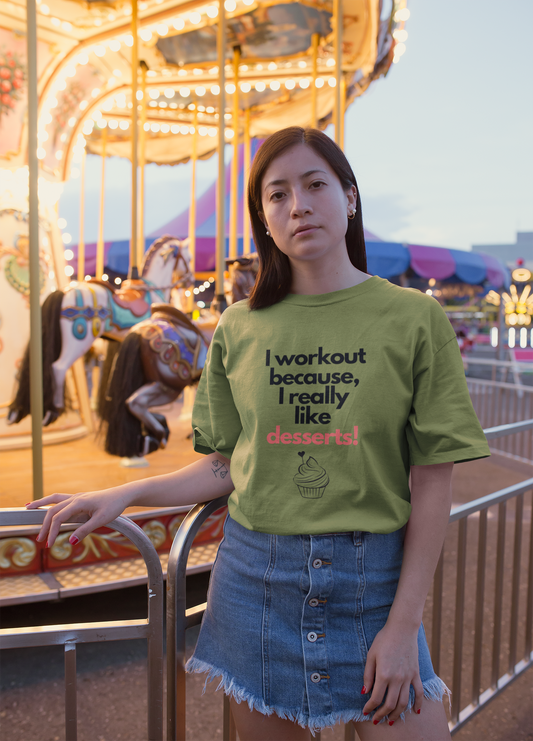 DESSERT classic oversized UNISEX premium pure cotton T-shirt