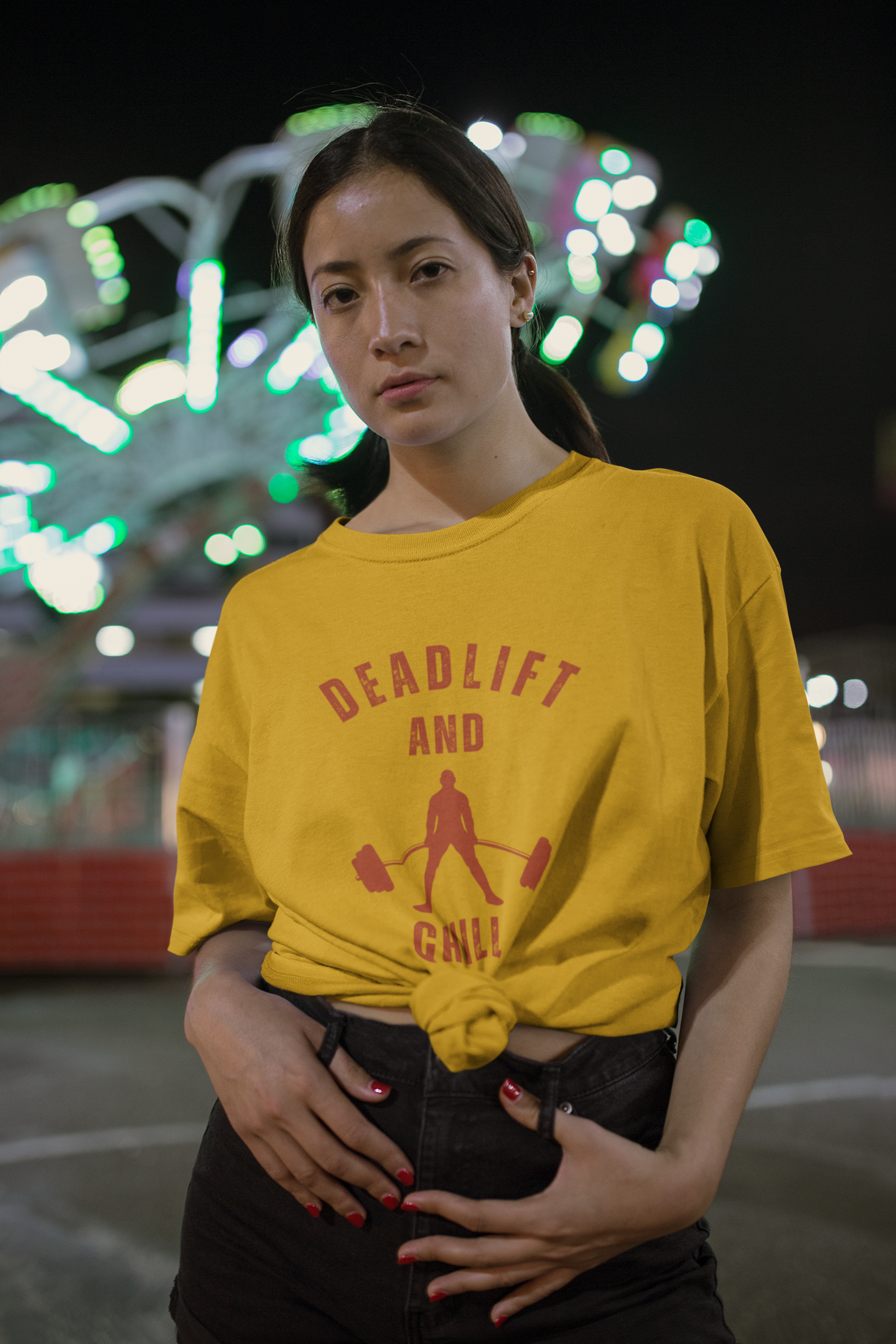 DEADLIFTS classic oversized UNISEX premium pure cotton T-shirt